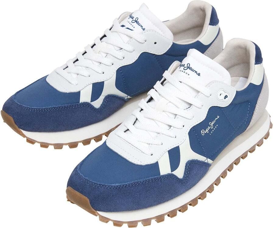 Pepe Jeans Sneakers laag 'Brit-On Master' marine zilver wit - Foto 4
