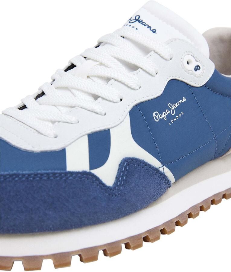 Pepe Jeans Sneakers laag 'Brit-On Master' marine zilver wit - Foto 3