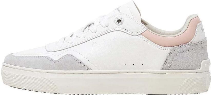 Pepe Jeans Sneakers laag 'Camden Collar' lichtgrijs poederroze wit - Foto 6