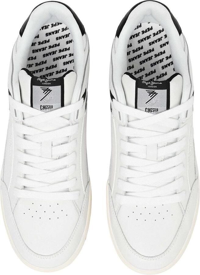 Pepe Jeans Sneakers laag 'CHESTER MASTER M' zwart wit - Foto 4