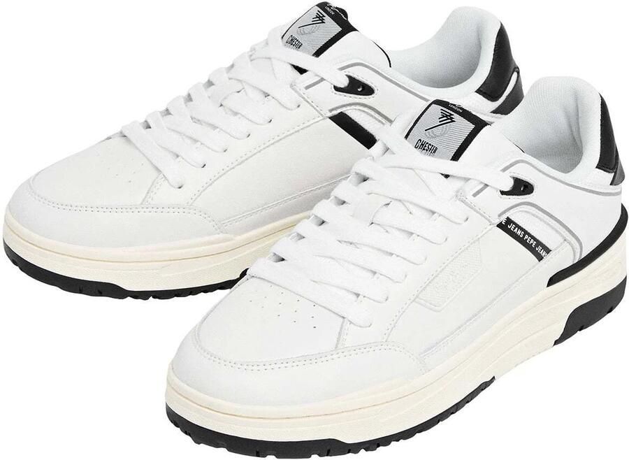 Pepe Jeans Sneakers laag 'CHESTER MASTER M' zwart wit - Foto 3