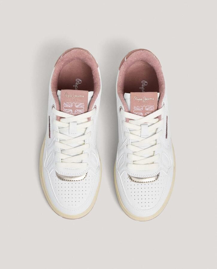 Pepe Jeans Sneakers laag 'Chester Medal' gemengde kleuren wit - Foto 4