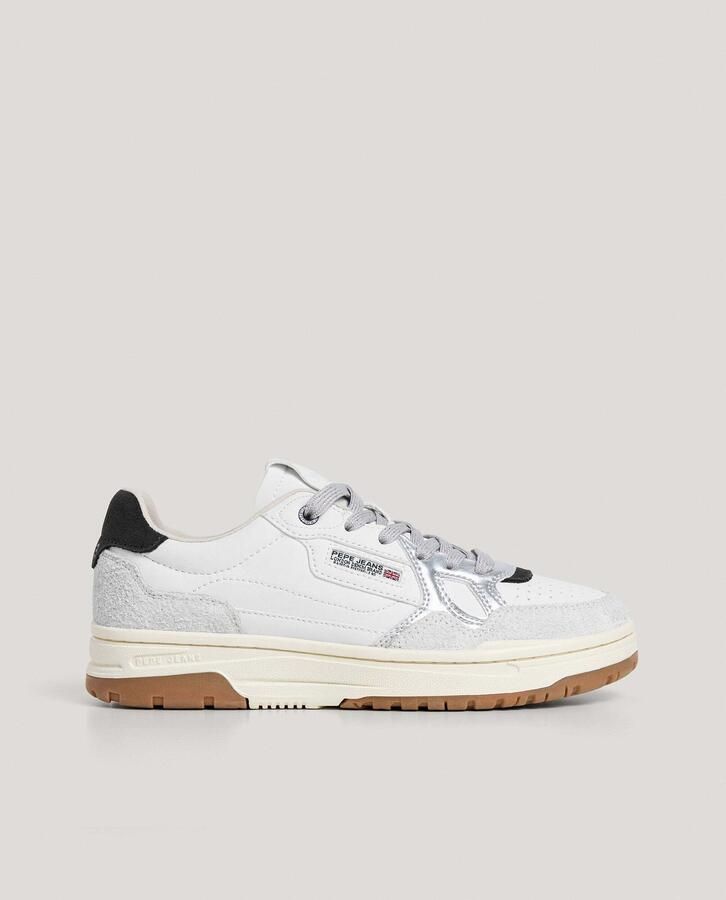 Pepe Jeans Sneakers laag 'Chester' navy rood zwart zilver wit - Foto 3