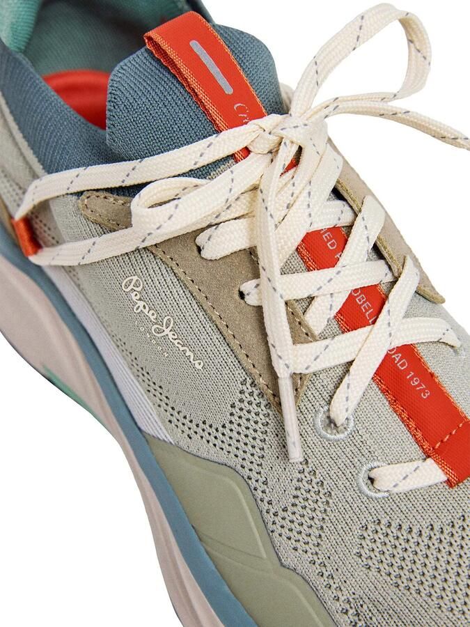 Pepe Jeans Sneakers laag 'CROMER CLUB' beige groen - Foto 2