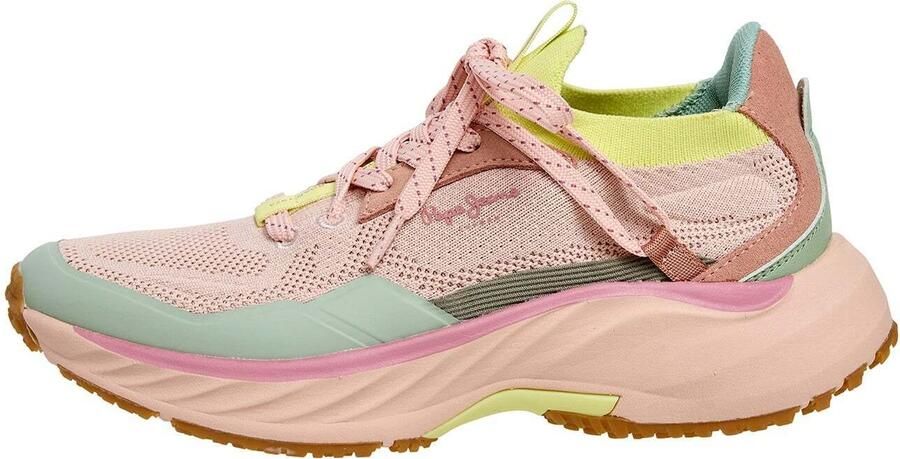 Pepe Jeans Sneakers laag 'Cromer Club' geel groen kaki