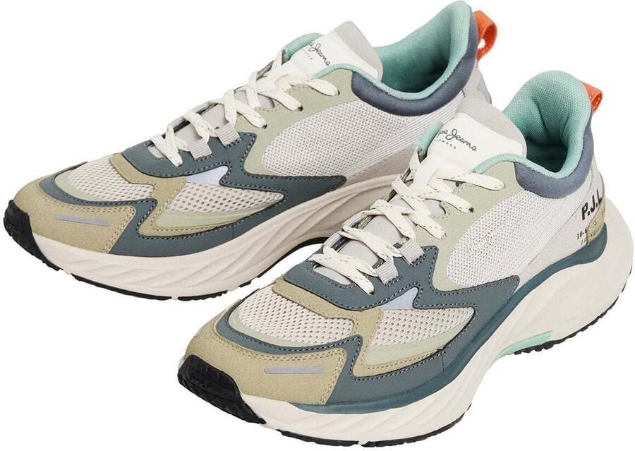 Pepe Jeans Sneakers laag 'CROMER STREET' beige groen - Foto 2