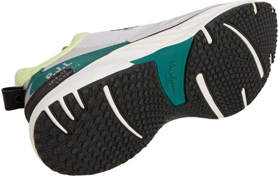 Pepe Jeans Sneakers laag 'CROMER STREET' lichtgrijs donkergroen wit - Foto 5