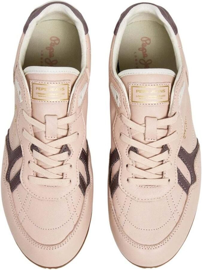 Pepe Jeans Sneakers laag 'Daze East' nude chocoladebruin goud - Foto 3