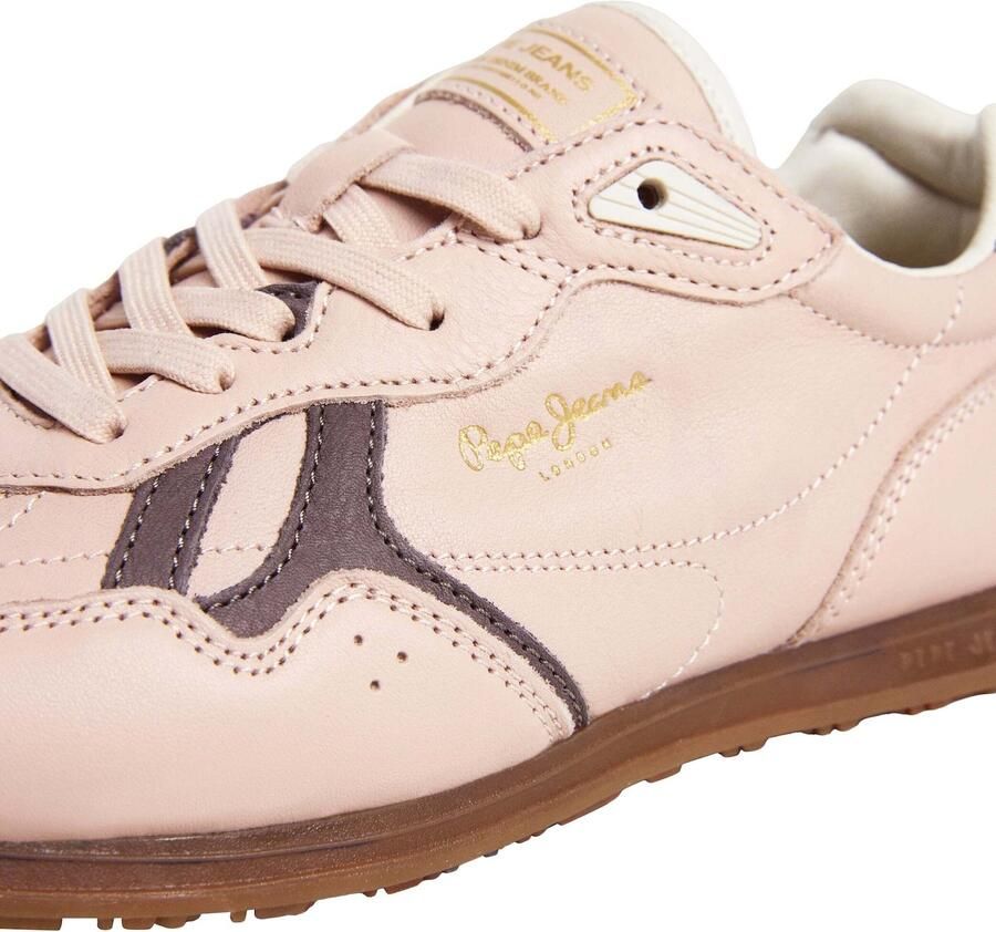 Pepe Jeans Sneakers laag 'Daze East' nude chocoladebruin goud - Foto 2