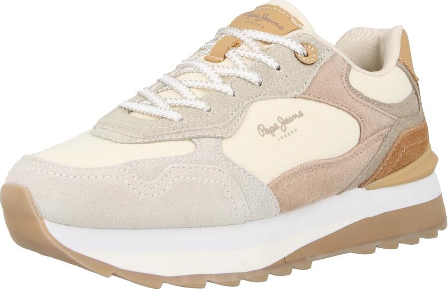 Pepe Jeans Sneakers laag 'Freya Lea' crème camel cognac grijs - Foto 5