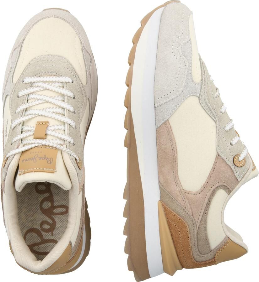 Pepe Jeans Sneakers laag 'Freya Lea' crème camel cognac grijs - Foto 3