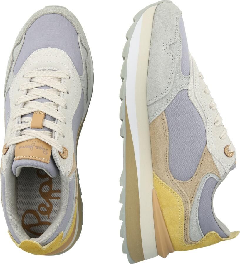 Pepe Jeans Sneakers laag 'Freya Wave' geel mintgroen lavendel - Foto 3