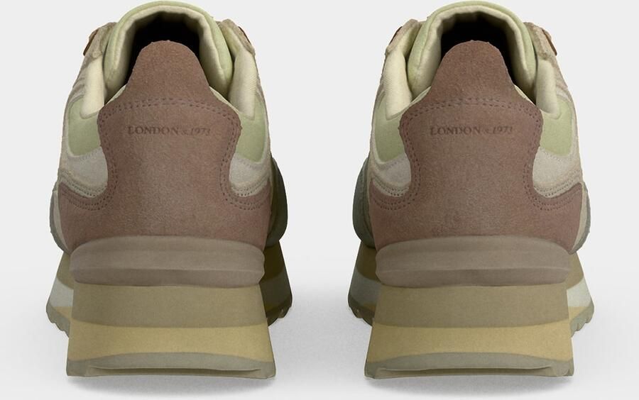 Pepe Jeans Sneakers laag 'Freya Wave' taupe bruin olijfgroen lichtgroen - Foto 4