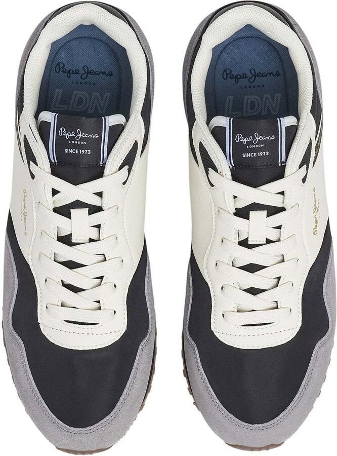 Pepe Jeans Sneakers laag grijs zwart wit - Foto 5