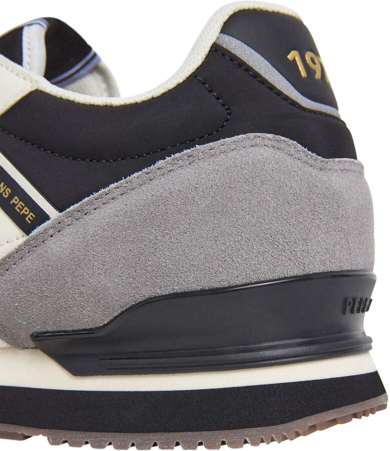 Pepe Jeans Sneakers laag grijs zwart wit - Foto 2