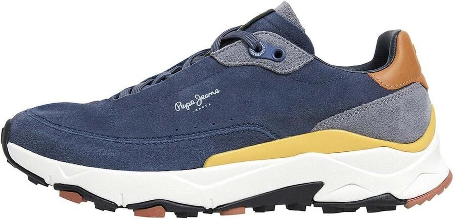 Pepe Jeans Sneakers laag 'JAMES TRECK' navy opaal oker donkergeel