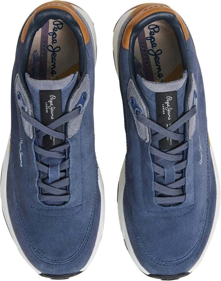Pepe Jeans Sneakers laag 'JAMES TRECK' navy opaal oker donkergeel - Foto 3