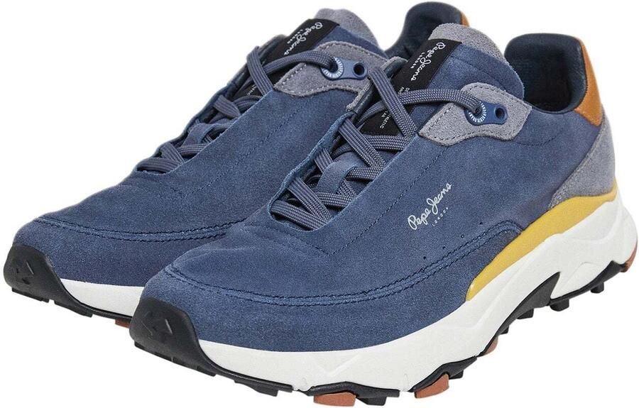 Pepe Jeans Sneakers laag 'JAMES TRECK' navy opaal oker donkergeel - Foto 4
