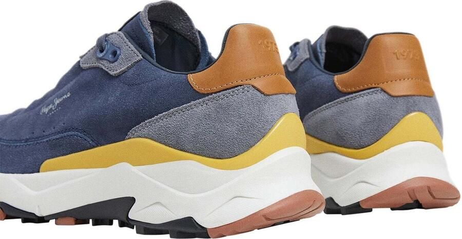 Pepe Jeans Sneakers laag 'JAMES TRECK' navy opaal oker donkergeel - Foto 5