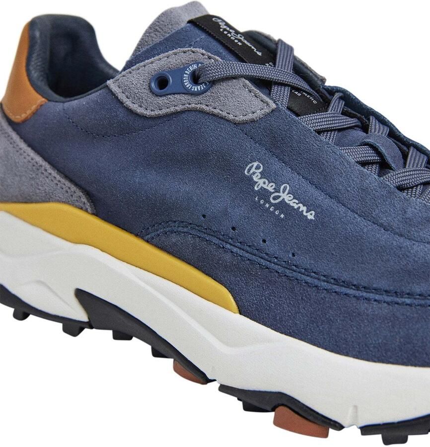 Pepe Jeans Sneakers laag 'JAMES TRECK' navy opaal oker donkergeel - Foto 2