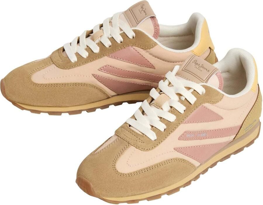 Pepe Jeans Sneakers laag 'Jane' beige lichtbruin oudroze - Foto 3