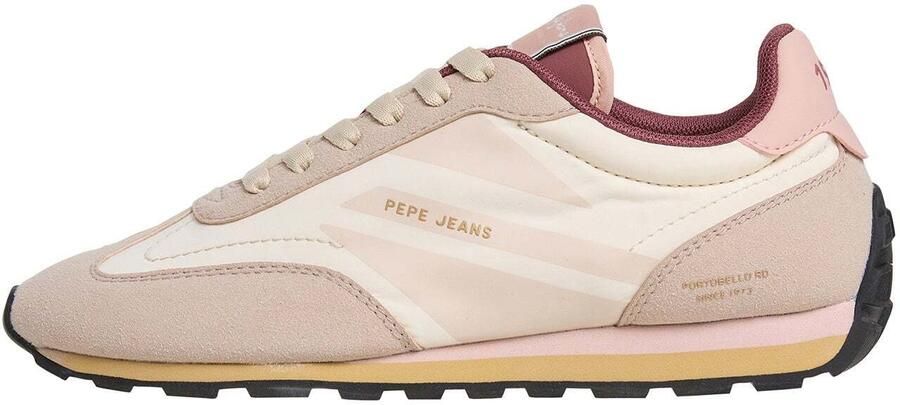 Pepe Jeans Sneakers laag 'Jane Brand' beige ecru poederroze - Foto 3