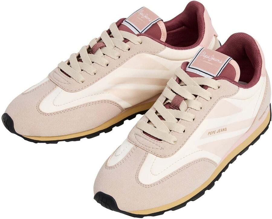Pepe Jeans Sneakers laag 'Jane Brand' beige ecru poederroze - Foto 4