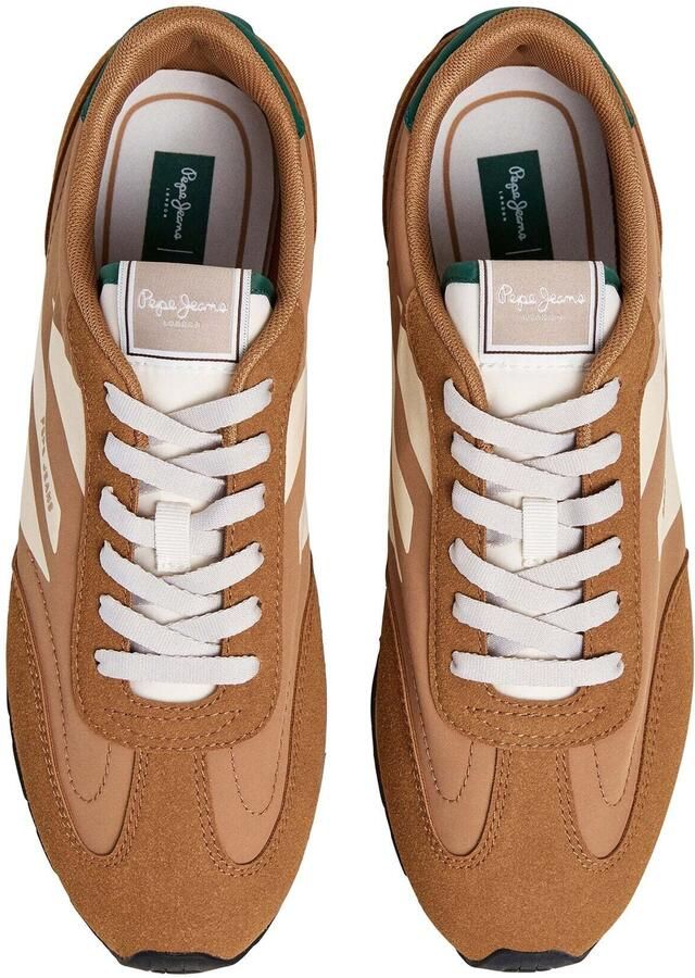 Pepe Jeans Sneakers laag 'Jason Brand M' crème bruin donkergroen - Foto 5