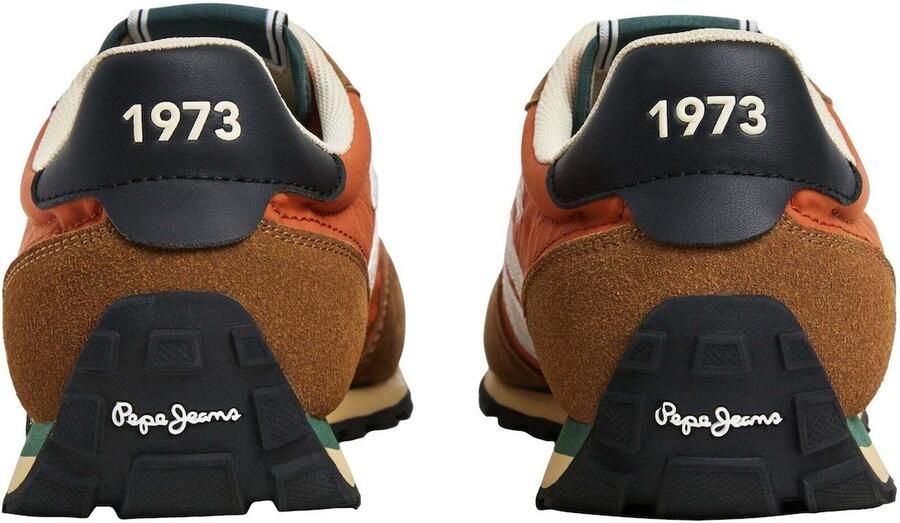 Pepe Jeans Sneakers laag 'Jason Retro' navy bruin donkeroranje offwhite - Foto 5
