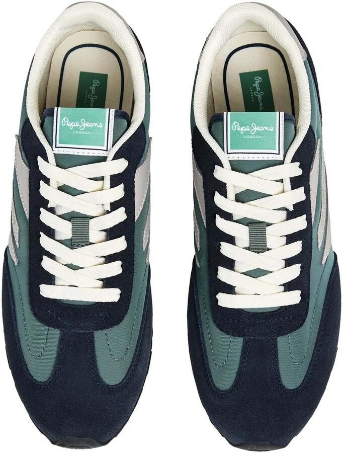 Pepe Jeans Sneakers laag 'Jason Streem' navy lichtgrijs smaragd - Foto 5