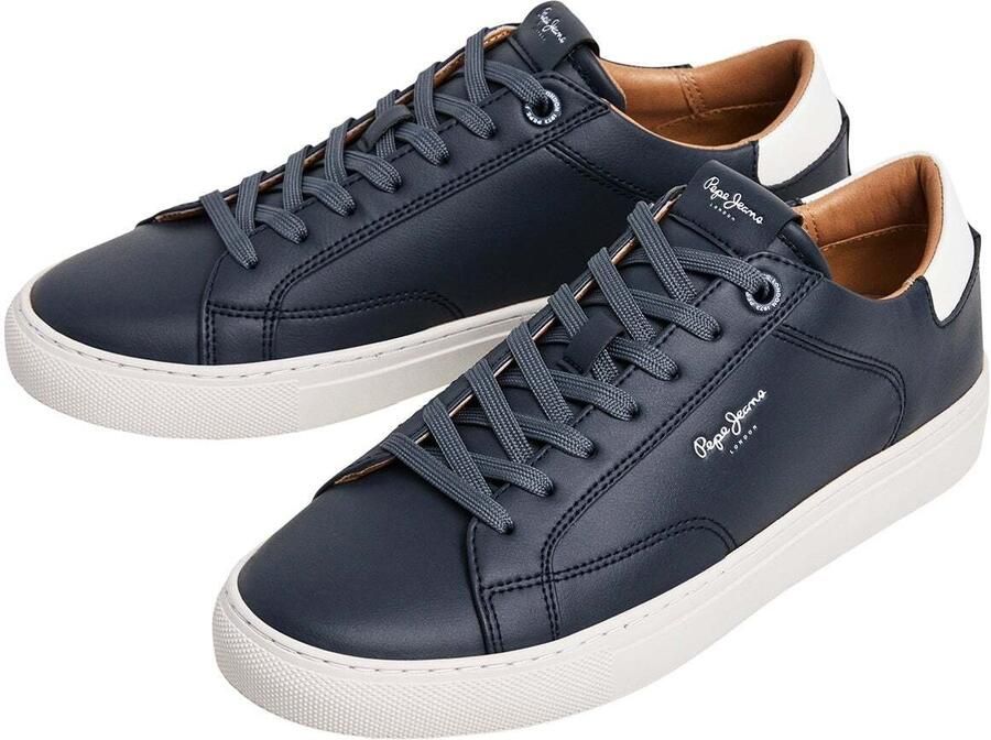 Pepe Jeans Sneakers laag 'Joe' navy wit - Foto 2