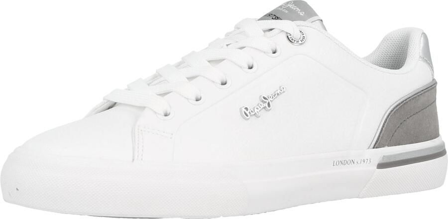 Pepe Jeans Sneakers laag 'Kenton Campus' grijs wit - Foto 4