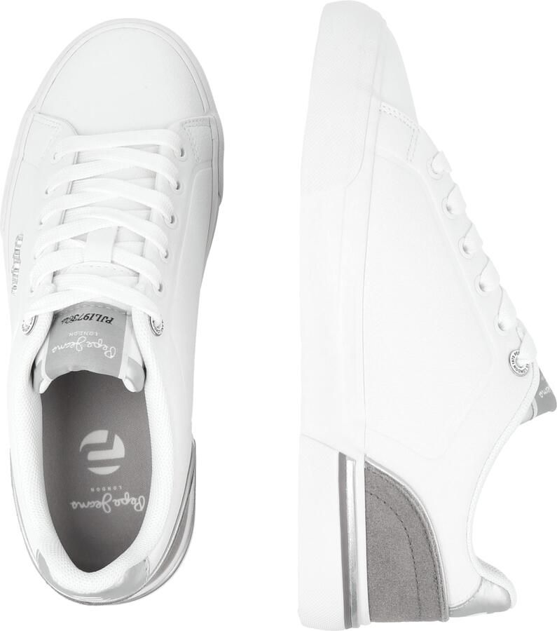 Pepe Jeans Sneakers laag 'Kenton Campus' grijs wit - Foto 2