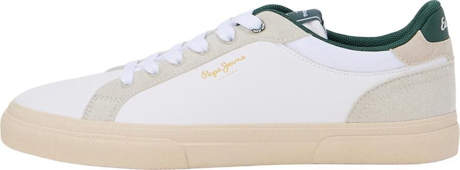 Pepe Jeans Sneakers laag 'KENTON CITY' ecru groen wit - Foto 3