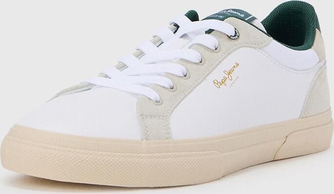 Pepe Jeans Sneakers laag 'KENTON CITY' ecru groen wit - Foto 7