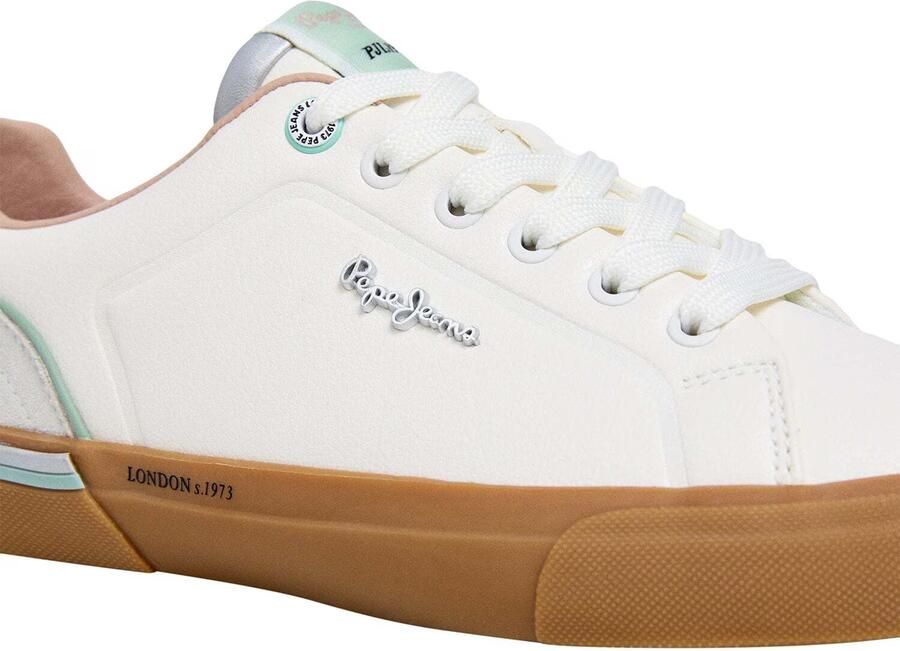 Pepe Jeans Sneakers laag 'KENTON COOL' mintgroen wit - Foto 4