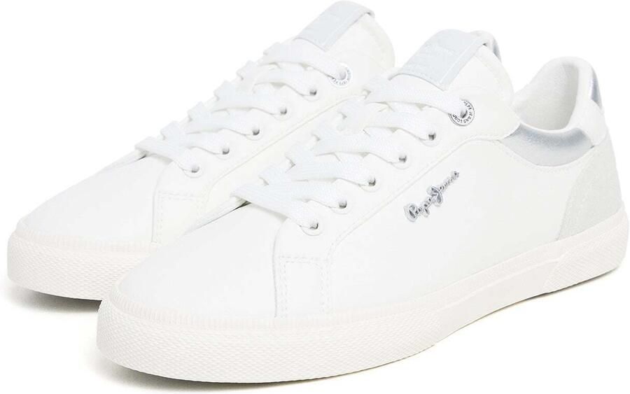 Pepe Jeans Sneakers laag 'KENTON COURT' grijs zilver wit - Foto 2