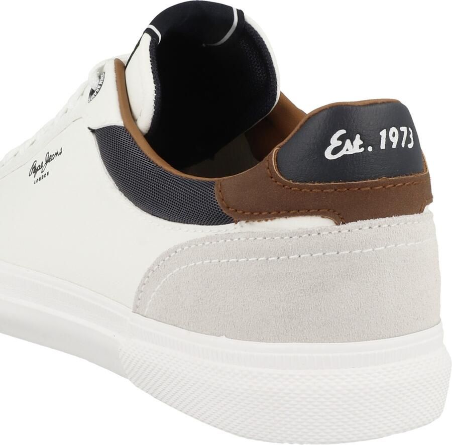 Pepe Jeans Sneakers laag 'Kenton Court' marine lichtgrijs zwart wit - Foto 3