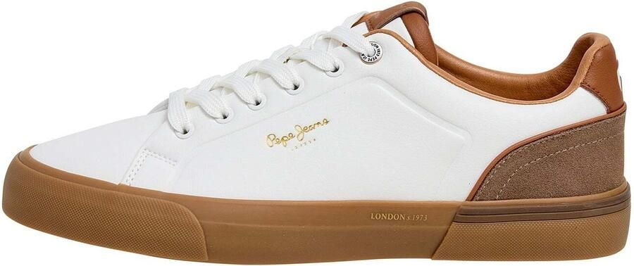 Pepe Jeans Sneakers laag 'Kenton Once' bruin wit - Foto 4