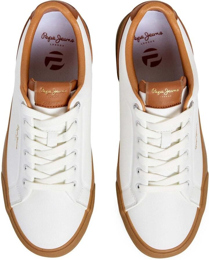 Pepe Jeans Sneakers laag 'Kenton Once' bruin wit - Foto 2