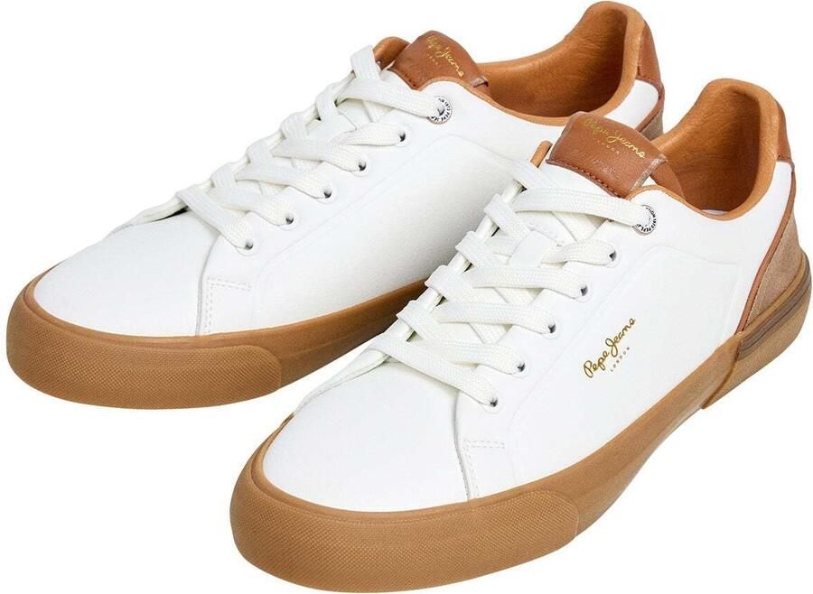 Pepe Jeans Sneakers laag 'Kenton Once' bruin wit - Foto 6