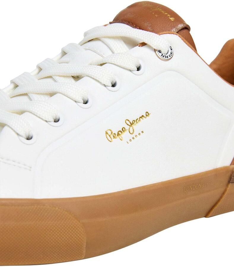 Pepe Jeans Sneakers laag 'Kenton Once' bruin wit - Foto 5