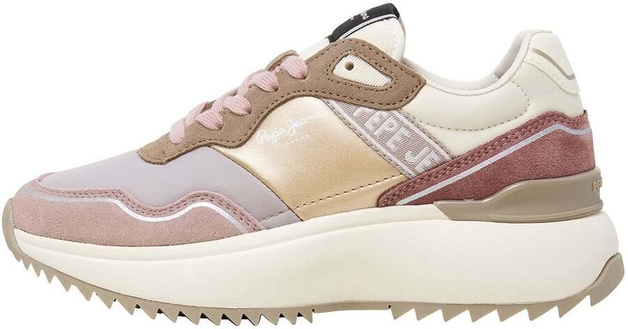 Pepe Jeans Sneakers laag 'Kimi' goud lichtlila lichtroze wit