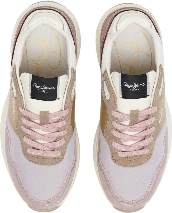Pepe Jeans Sneakers laag 'Kimi' goud lichtlila lichtroze wit - Foto 5