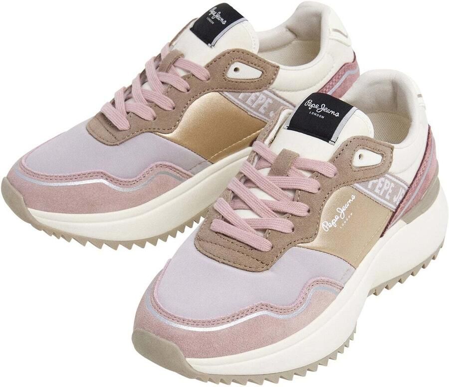 Pepe Jeans Sneakers laag 'Kimi' goud lichtlila lichtroze wit - Foto 3
