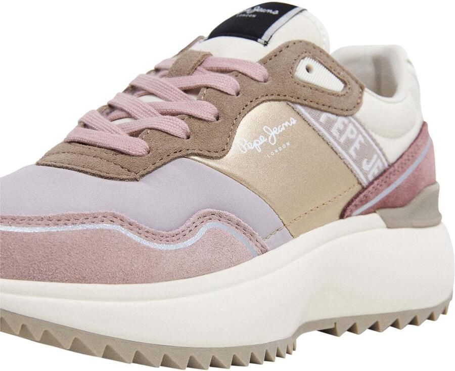 Pepe Jeans Sneakers laag 'Kimi' goud lichtlila lichtroze wit - Foto 4