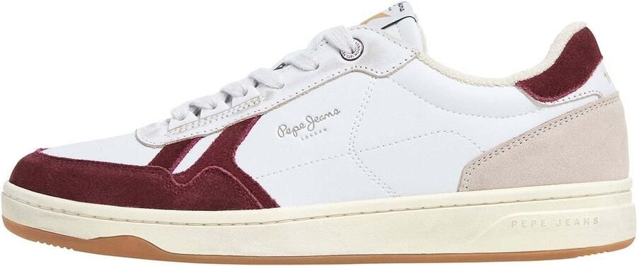 Pepe Jeans Sneakers laag 'KORE HERITAGE' beige bordeaux wit