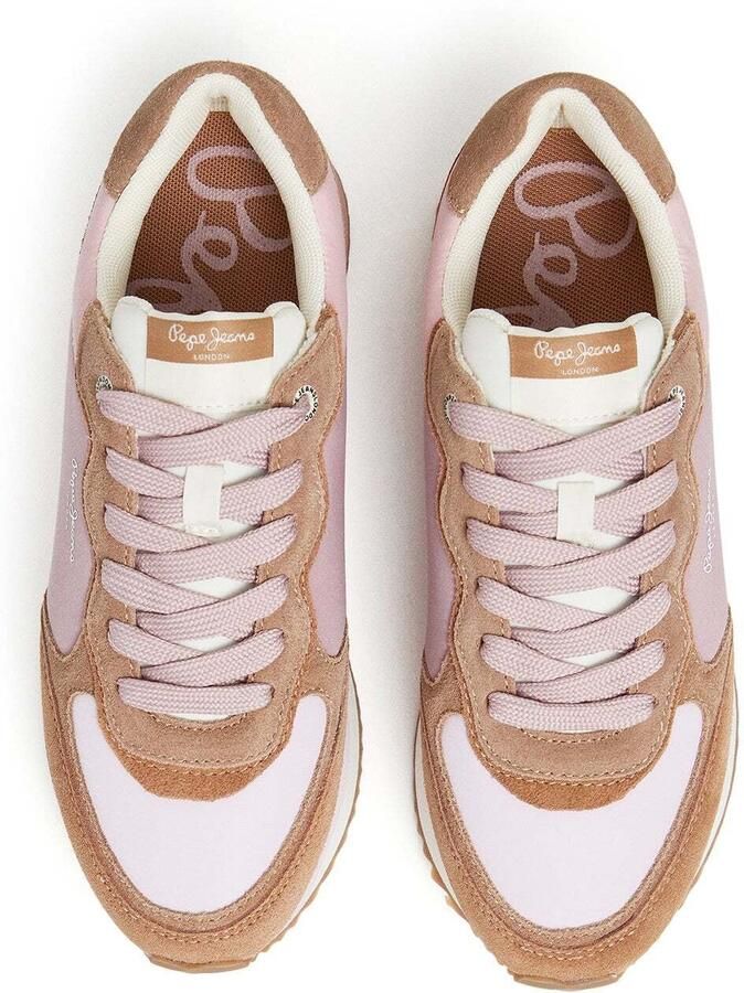 Pepe Jeans Sneakers laag lichtbruin pink - Foto 2