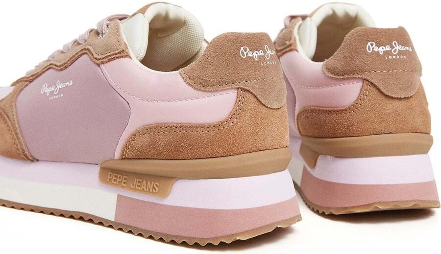 Pepe Jeans Sneakers laag lichtbruin pink - Foto 5