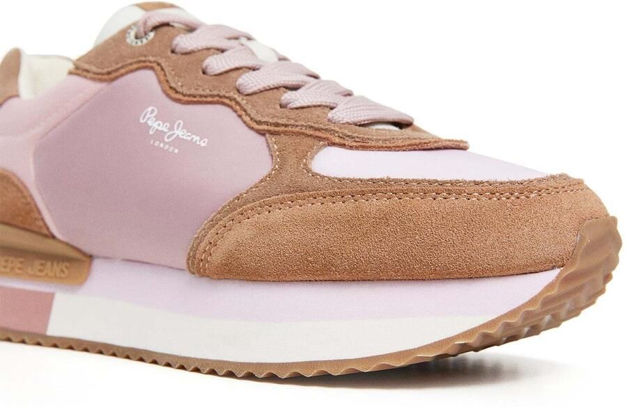 Pepe Jeans Sneakers laag lichtbruin pink - Foto 4